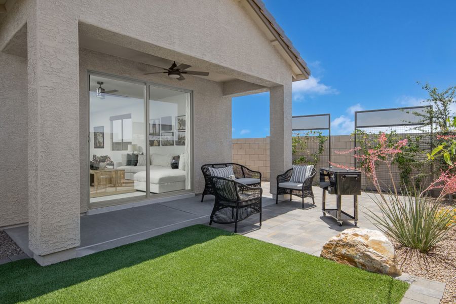 Representative exterior details of a home built from the Cedar by Mattamy Homes in Blackhawk, Tucson (Image 3).
