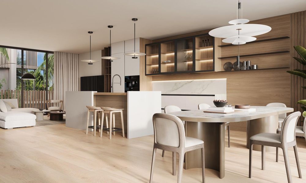 Furnished interior view inside a new home in , Fort Lauderdale (Image 27).