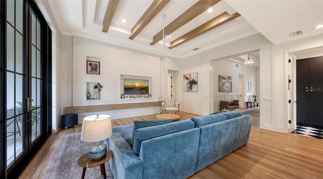 Furnished interior view inside a new home in , Sarasota (Image 9).