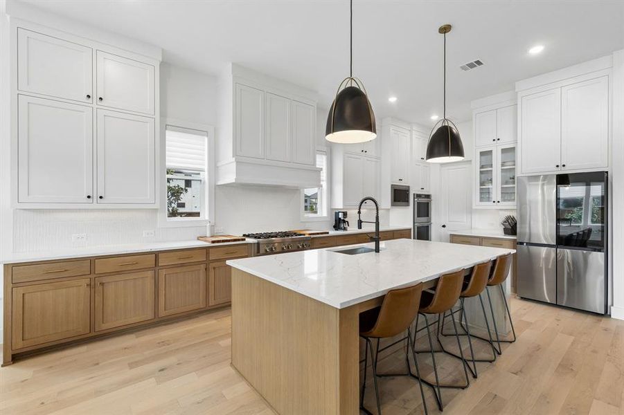 Furnished interior view inside a new home in Windsong Ranch 71' Series, Prosper (Image 5).