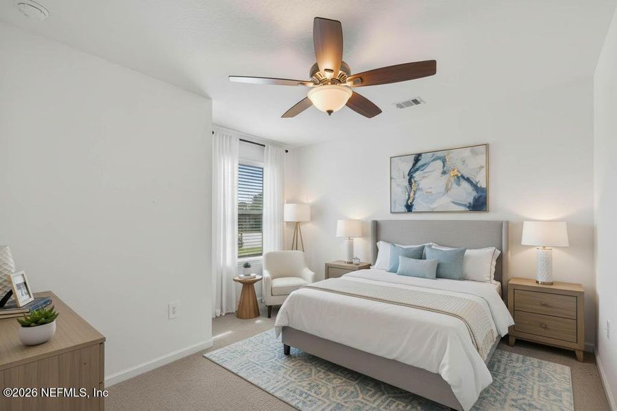 Furnished interior view inside a new home in , St. Augustine (Image 9).