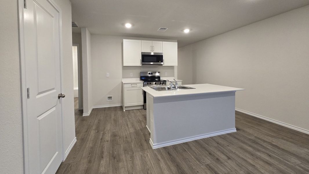 Furnished interior view inside a new home in Leonard Crossing, Leonard (Image 3).