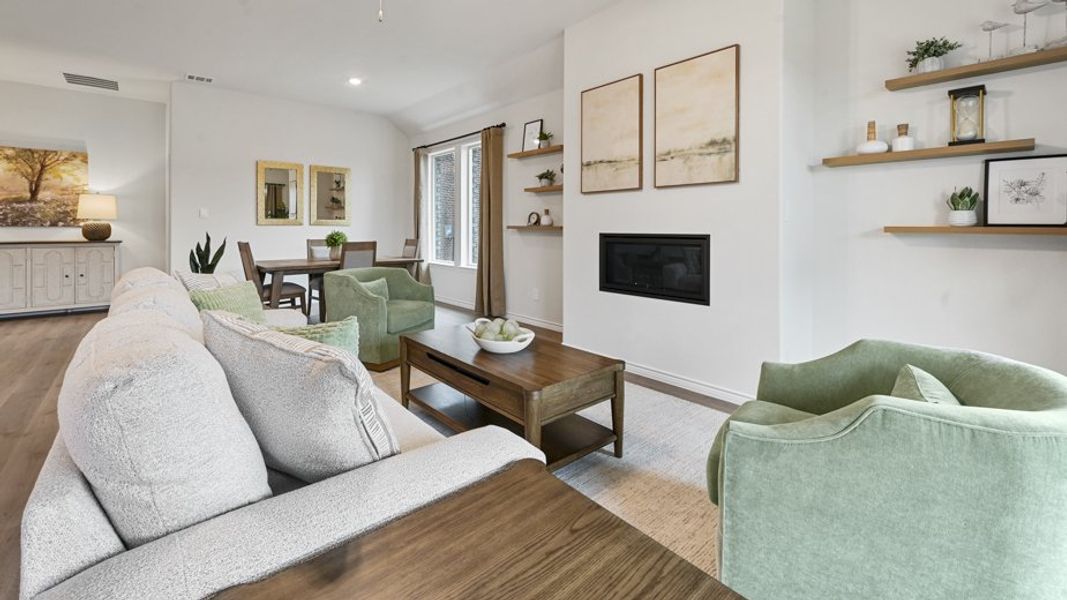 Representative furnished interior of a home built from the Vail by D.R. Horton in Madera, Royse City (Image 37). Representative furnished interior of a home built from the Vail by D.R. Horton in Madera, Royse City (Image 37).