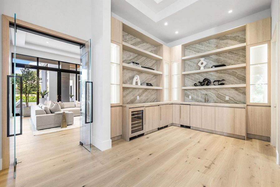 Furnished interior view inside a new home in , Delray Beach (Image 61).