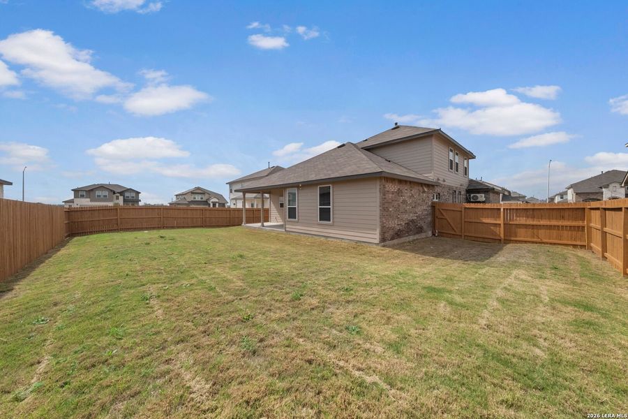 Exterior details and patio area of a home in Steele Creek, Cibolo (Image 15).