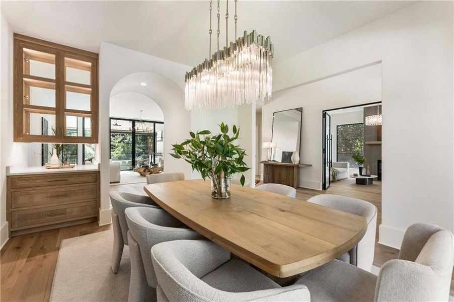 Furnished interior view inside a new home in , Sandy Springs (Image 56).