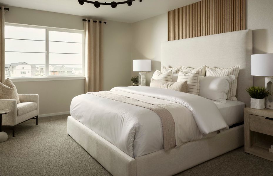 Representative furnished interior of a home built from the Arden by Pulte Homes in Cordovan, Longmont (Image 8).