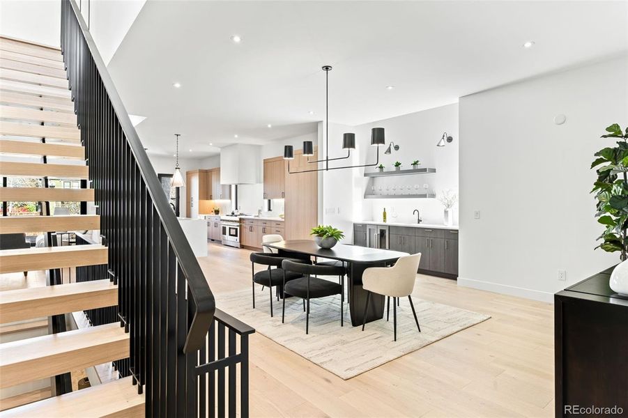 Furnished interior view inside a new home in , Denver (Image 12).