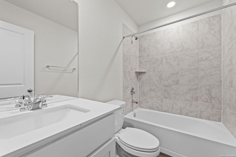 Furnished interior view inside a new home in Redbird Ranch, San Antonio (Image 6).
