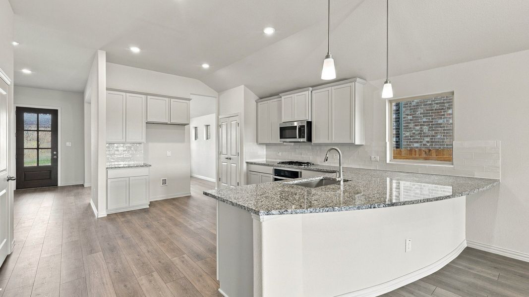 Furnished interior view inside a new home in The Oaks, Red Oak (Image 6).