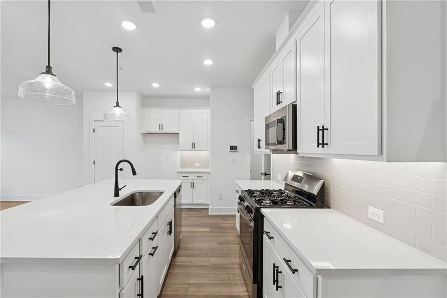 Furnished interior view inside a new home in Grandview Terrace, Canton (Image 6).
