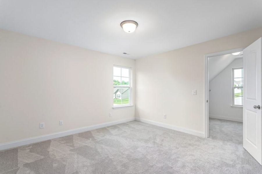 Representative unfurnished interior of a home built from the Jamestown by Keystone Homes NC in Royal Pines, Trinity (Image 62). Representative unfurnished interior of a home built from the Jamestown by Keystone Homes NC in Royal Pines, Trinity (Image 62).