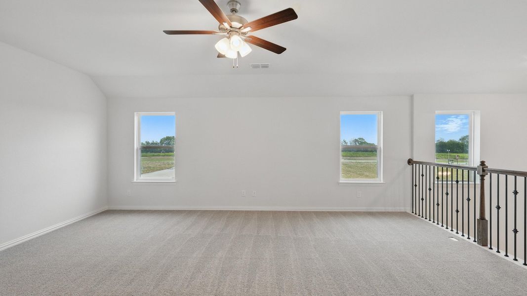Furnished interior view inside a new home in Bel Air Village, Sherman (Image 25). Furnished interior view inside a new home in Bel Air Village, Sherman (Image 25).