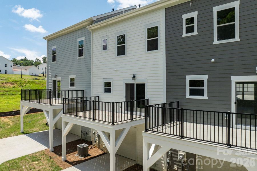 Exterior details and patio area of a home in , Asheville (Image 19). Exterior details and patio area of a home in , Asheville (Image 19).
