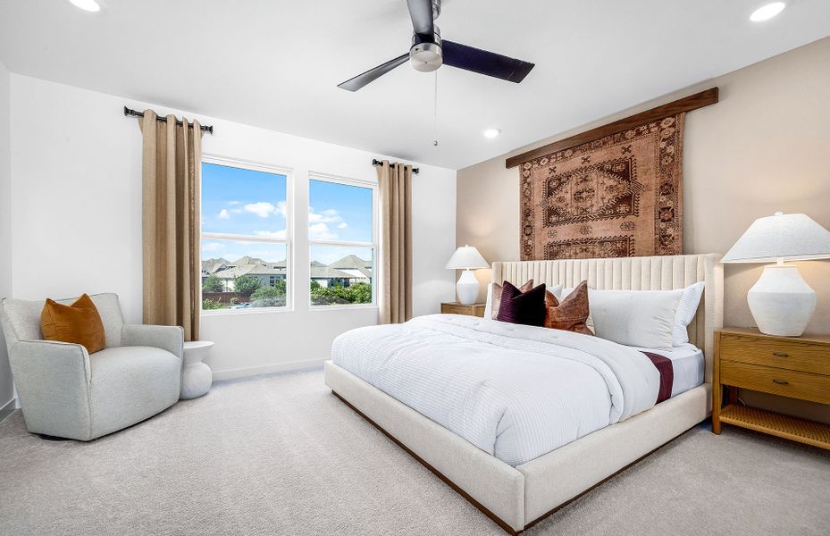 Furnished interior view inside a new home in Sunfield, Buda (Image 7).