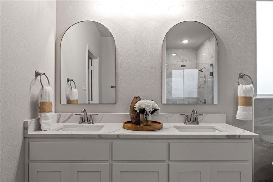 Furnished interior view inside a new home in University Park at Northpointe, Denton (Image 10).