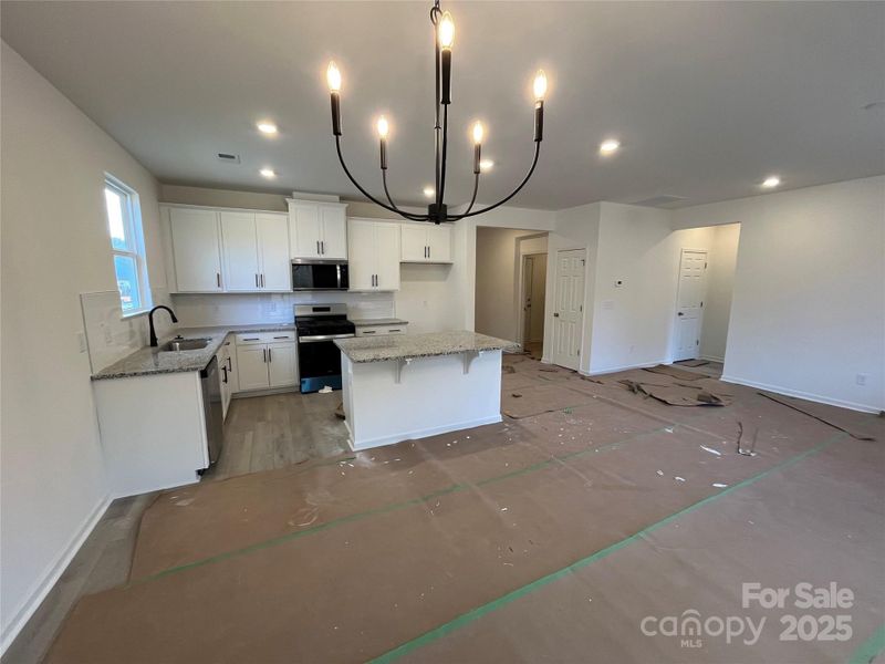 In-progress construction of a new home in Sheffield, Indian Trail, NC (Image 8).