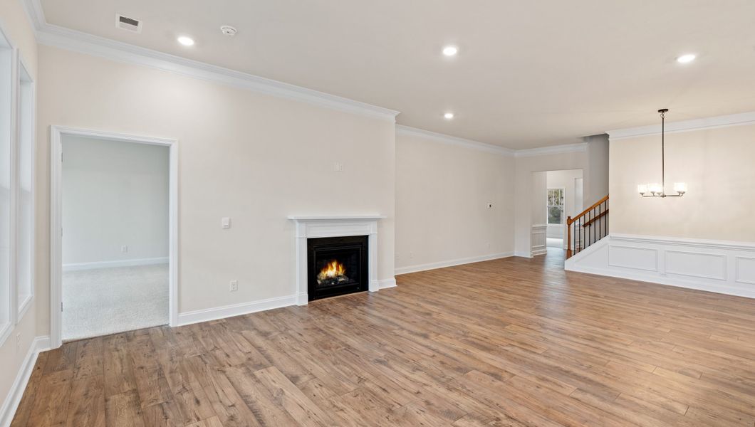 Representative unfurnished interior of a home built from the AZALEA by D.R. Horton in Whitehawk Meadows, Travelers Rest (Image 18).