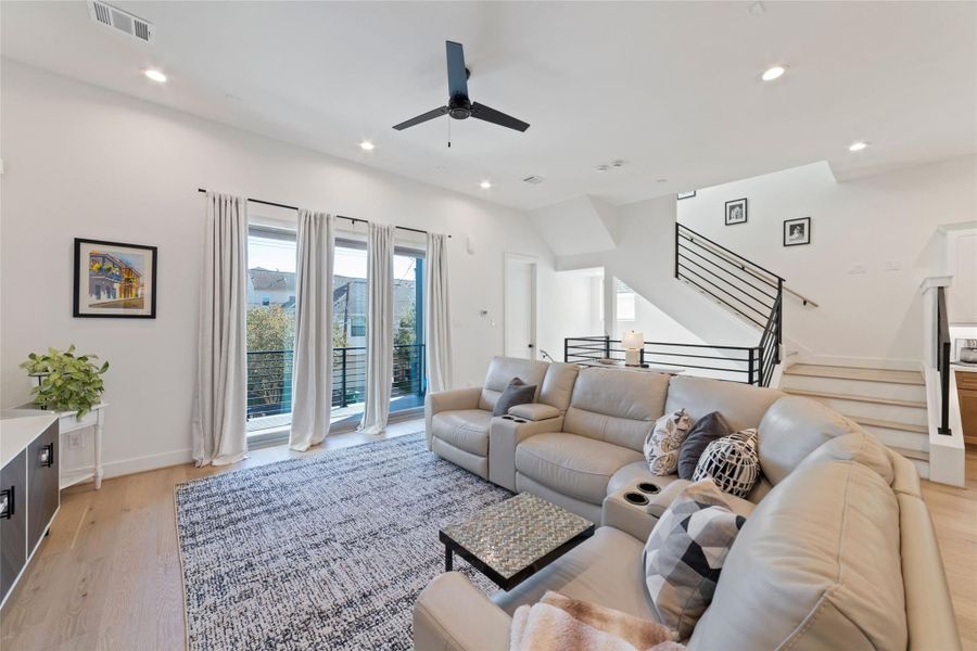 Furnished interior view inside a new home in , Houston (Image 14). Furnished interior view inside a new home in , Houston (Image 14).