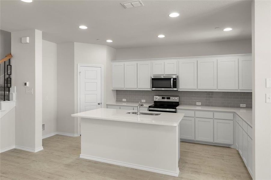 Furnished interior view inside a new home in Sanger Circle, Sanger (Image 6). Furnished interior view inside a new home in Sanger Circle, Sanger (Image 6).