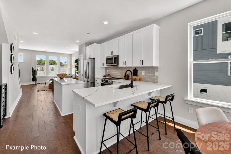 Furnished interior view inside a new home in , Charlotte (Image 11). Furnished interior view inside a new home in , Charlotte (Image 11).
