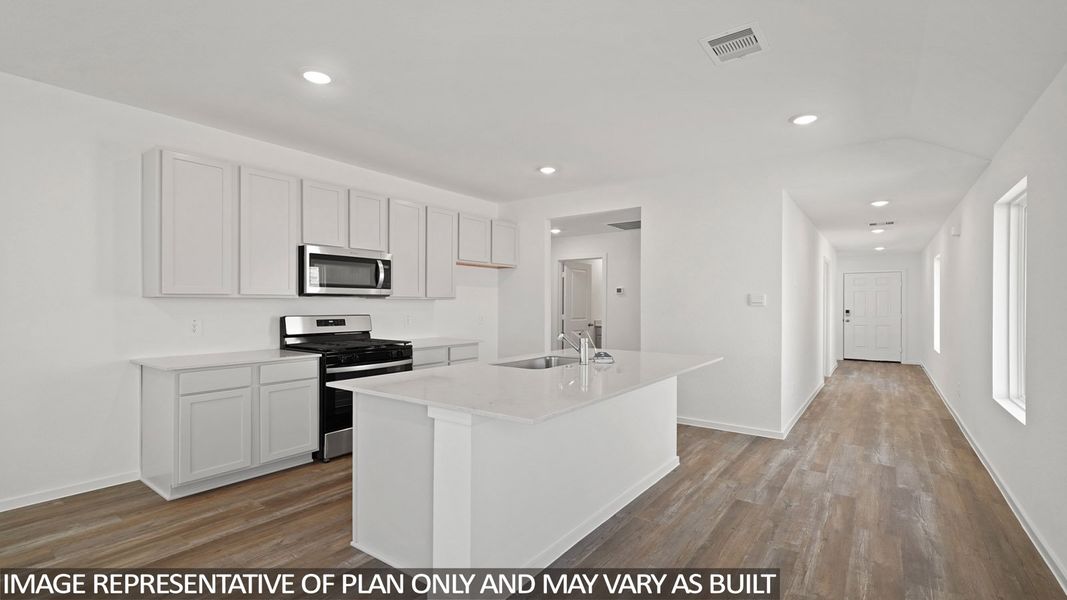 Furnished interior view inside a new home in Cypress Green, Tomball (Image 8). Furnished interior view inside a new home in Cypress Green, Tomball (Image 8).