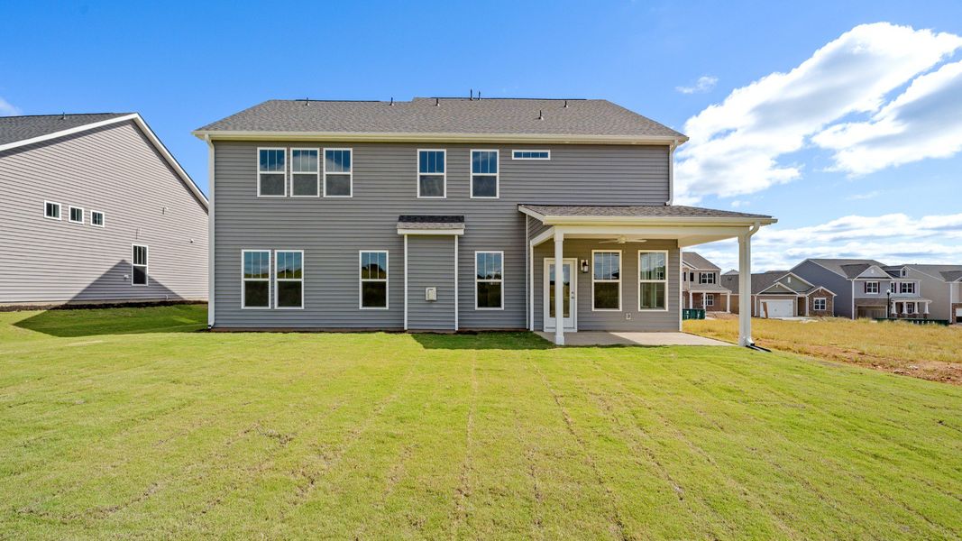 Representative exterior photo of a completed home built from the Stonehaven - Finished Basement by DRB Homes in Pinebrook, Woodruff, SC (Image 21).