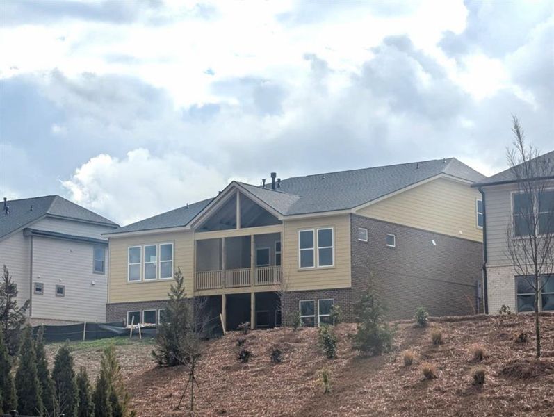 In-progress construction of a new home in , Cumming, GA (Image 22).