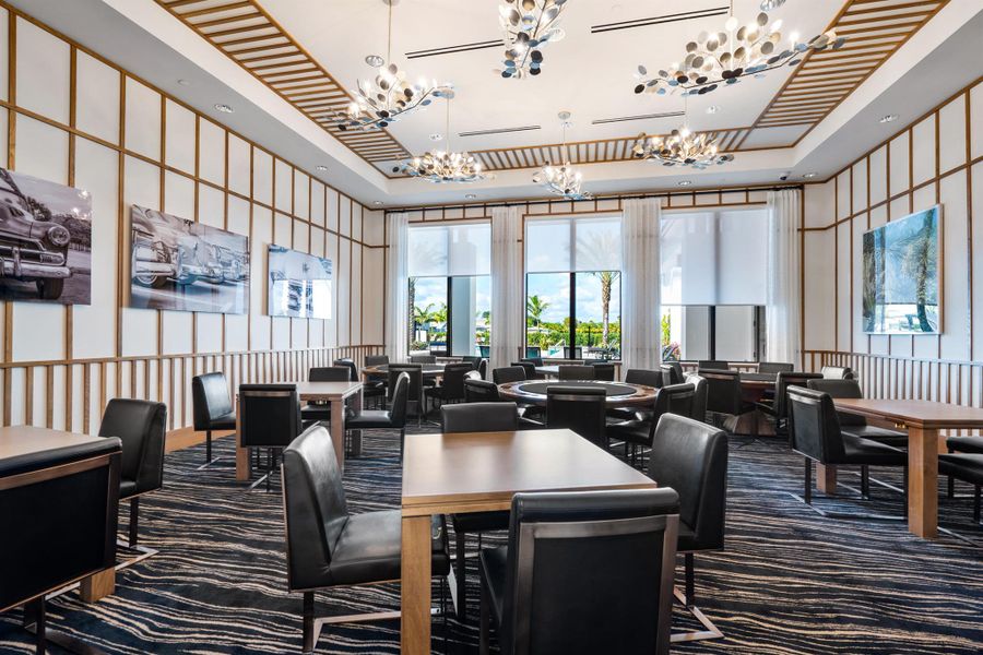 Furnished interior view inside a new home in , Boca Raton (Image 14). Furnished interior view inside a new home in , Boca Raton (Image 14).