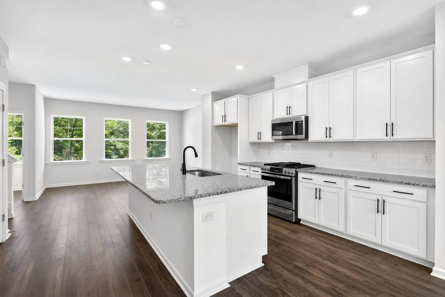 Furnished interior view inside a new home in Silverstone, Knightdale (Image 8).