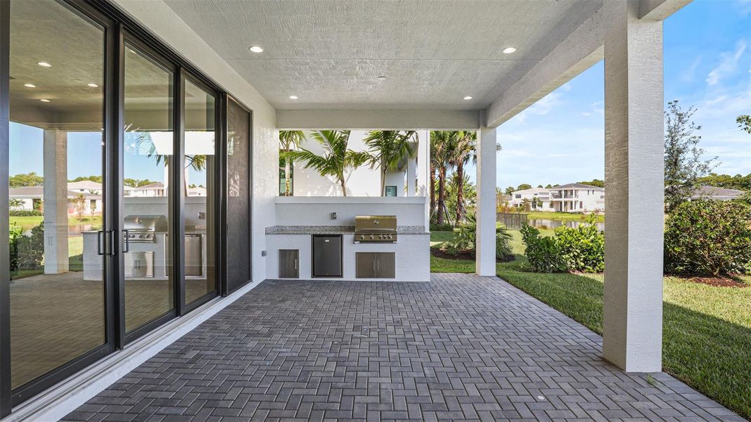 Exterior details and patio area of a home in , Palm Beach Gardens (Image 30).