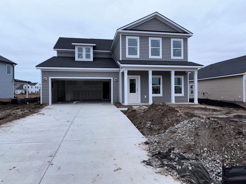 In-progress construction of a new home in Trieste at Bella Vita, Myrtle Beach, SC (Image 5).