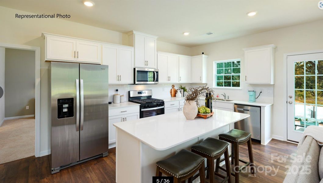 Furnished interior view inside a new home in Brinkley Ridge, Kings Mountain (Image 3).