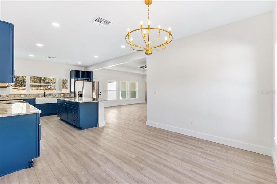 Furnished interior view inside a new home in , Wildwood (Image 8).