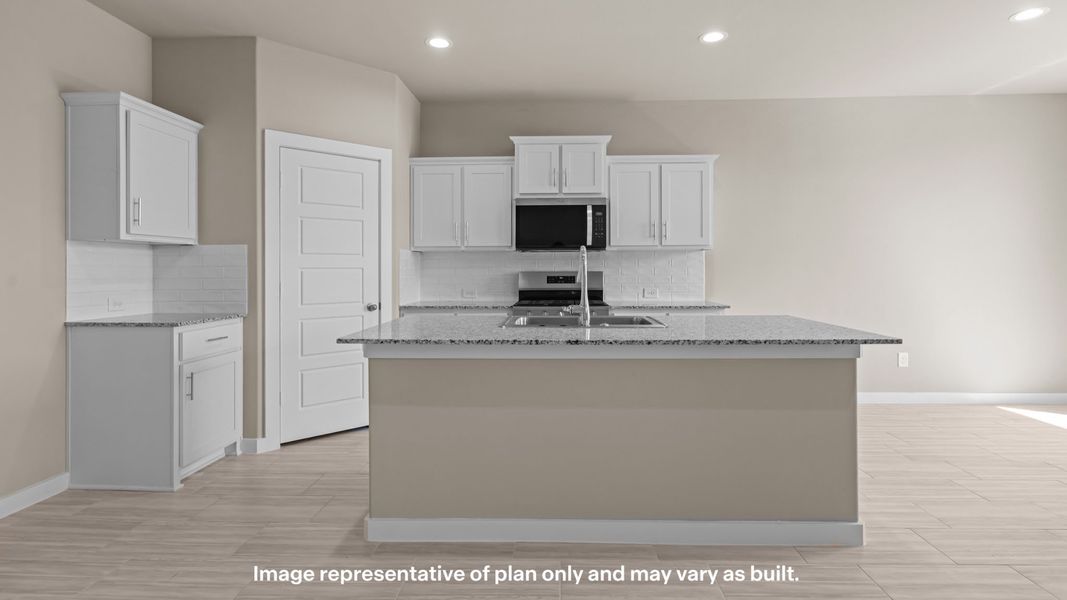 Furnished interior view inside a new home in Homestead at Parks Bell Ranch, Odessa (Image 5).