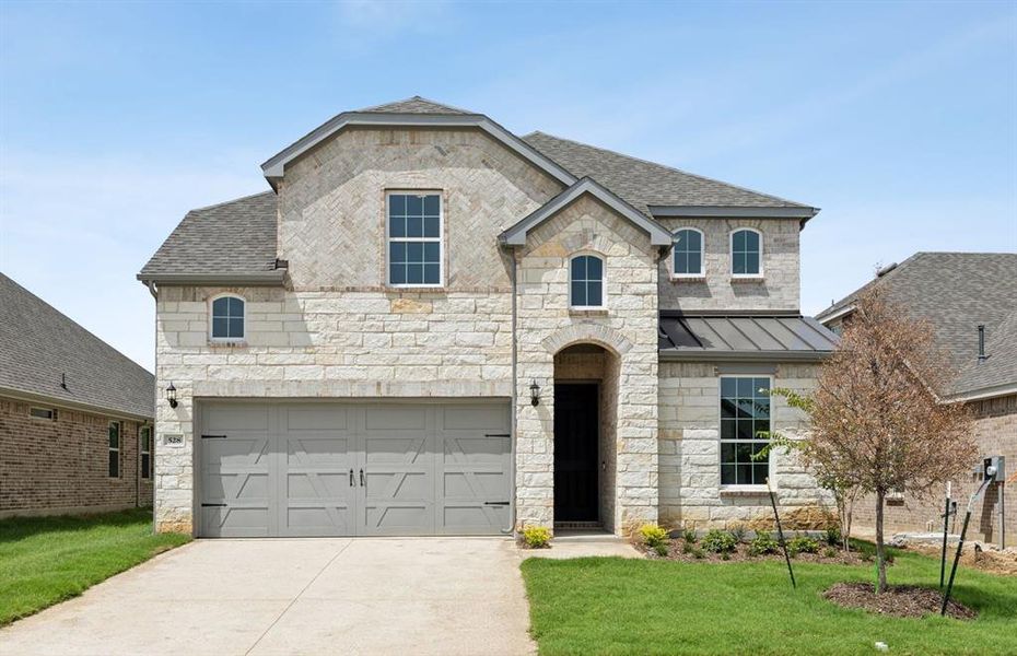 NEW CONSTRUCTION: Beautiful two-story home available at Spiritas Ranch in Little Elm