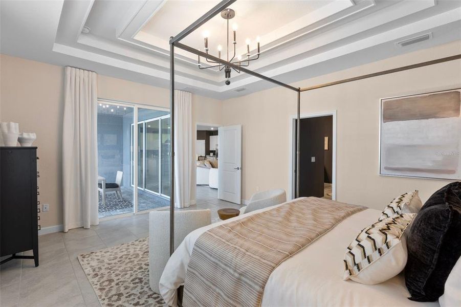 Furnished interior view inside a new home in Rye Ranch, Parrish (Image 16).