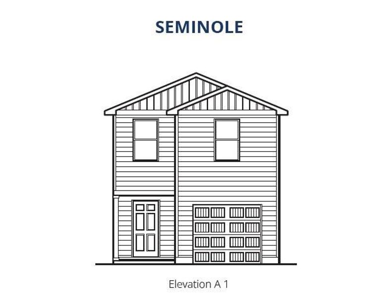 Seminole A1 Elevation - Celebration Series