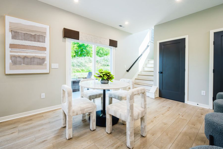 Representative furnished interior of a home built from the Wesley by Fischer Homes in Sage Woods, Dallas (Image 35).
