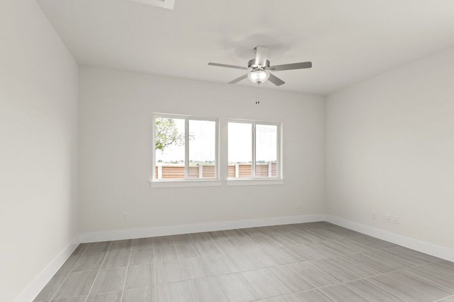 Spacious, unfurnished interior of a new home in Saddle Creek Twinhomes, Georgetown (Image 26). Spacious, unfurnished interior of a new home in Saddle Creek Twinhomes, Georgetown (Image 26).