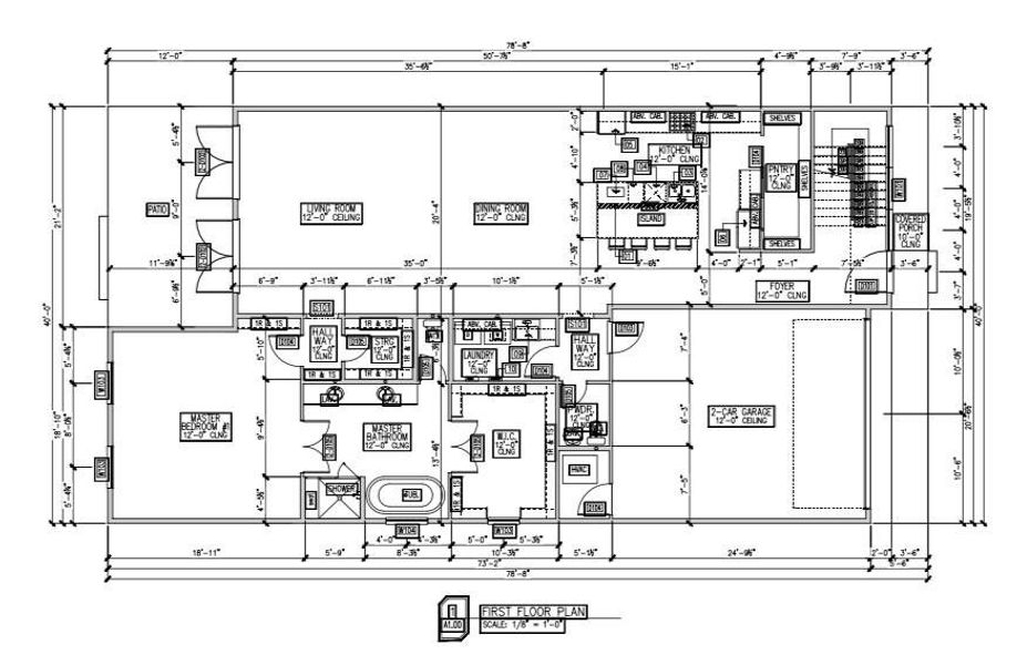 2D floor plan layout of this home in , Dallas, TX (Image 3).