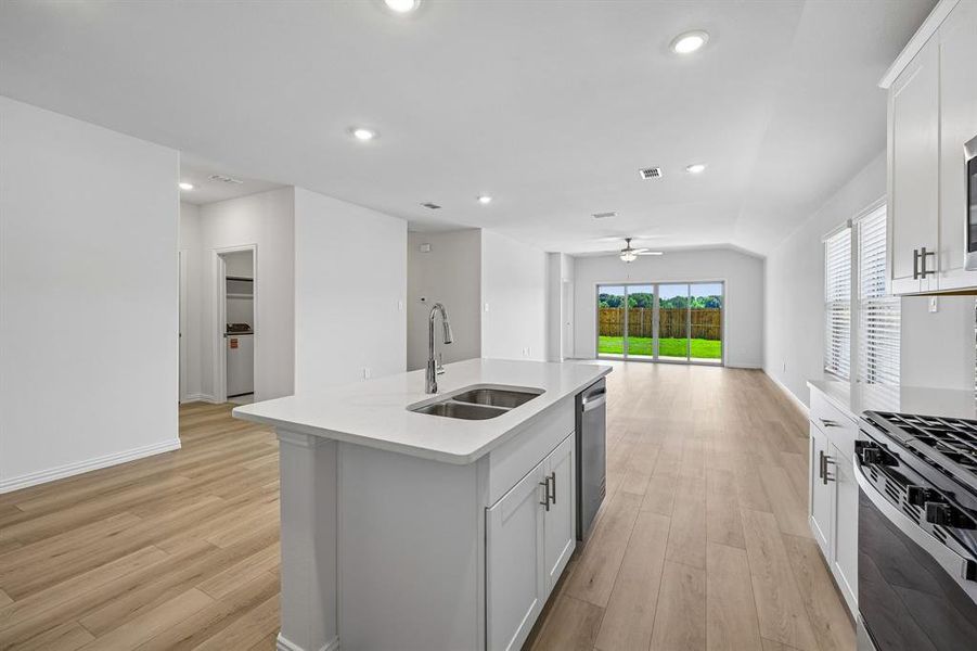 Furnished interior view inside a new home in Stella Hills, Denton (Image 11).