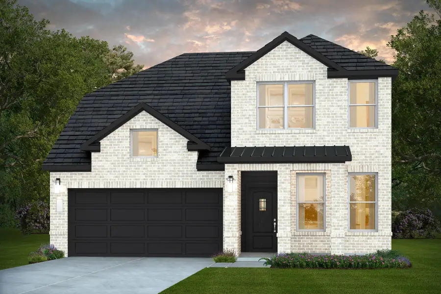 Representative exterior photo of a completed home built from the Idalou by Pulte Homes in Ryehill, Rosenberg, TX (Image 14). Representative exterior photo of a completed home built from the Idalou by Pulte Homes in Ryehill, Rosenberg, TX (Image 14).