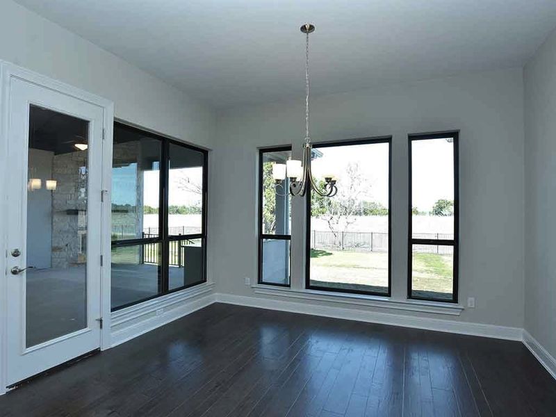 Image 193 representing the Santa Barbara II by Giddens Homes in Scofield Farms Estates, Georgetown, TX.