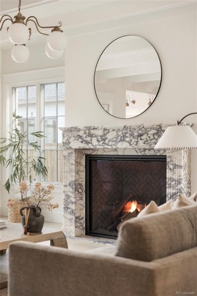 Furnished interior view inside a new home in , Denver (Image 13). Furnished interior view inside a new home in , Denver (Image 13).