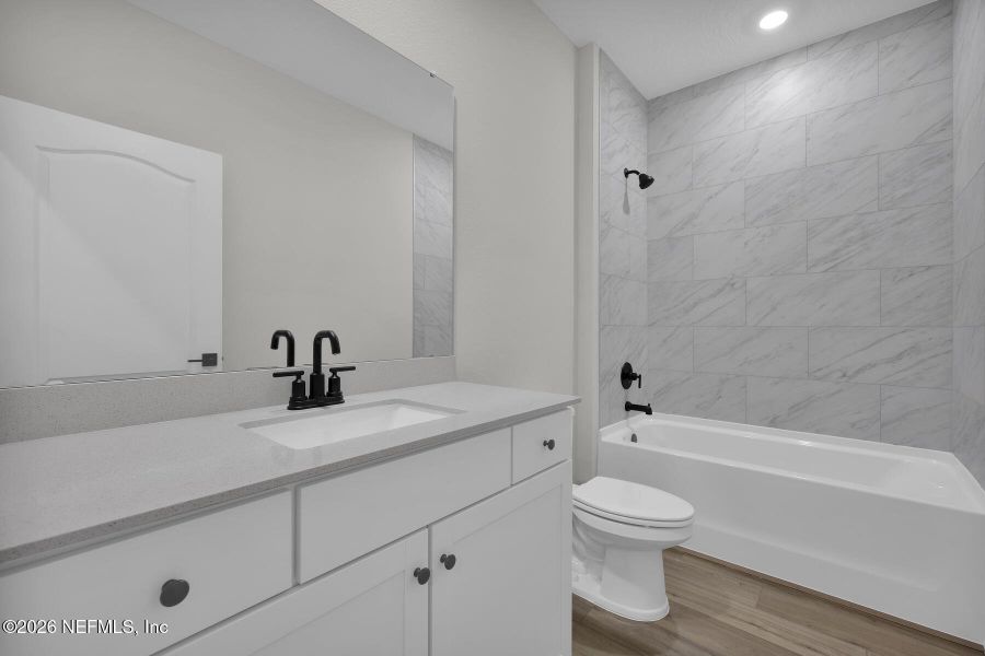Furnished interior view inside a new home in Westport Landing, Jacksonville (Image 12).