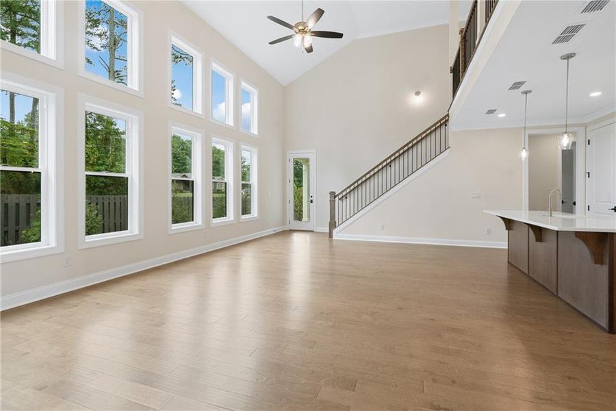 Spacious, unfurnished interior of a new home in Promenade at Sawnee Village, Cumming (Image 30).