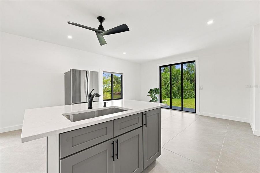 Furnished interior view inside a new home in , Port Richey (Image 5).