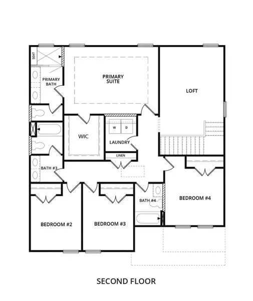 2D floor plan layout for the Chopin by Brock Built in The Eyrie, Santa Rosa Beach, FL (Image 3). 2D floor plan layout for the Chopin by Brock Built in The Eyrie, Santa Rosa Beach, FL (Image 3).