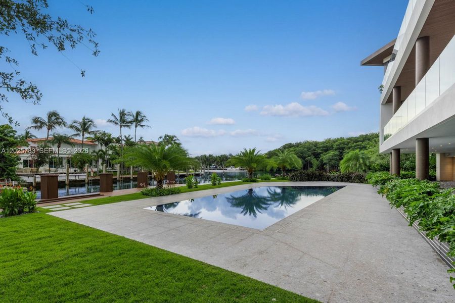 Exterior details and patio area of a home in , Coral Gables (Image 30). Exterior details and patio area of a home in , Coral Gables (Image 30).